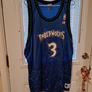 Champion Timberwolves Blue Jersey